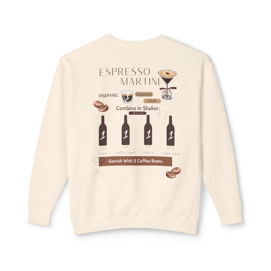 Shaken Not Stirred Espresso Martini Crewneck Sweatshirt