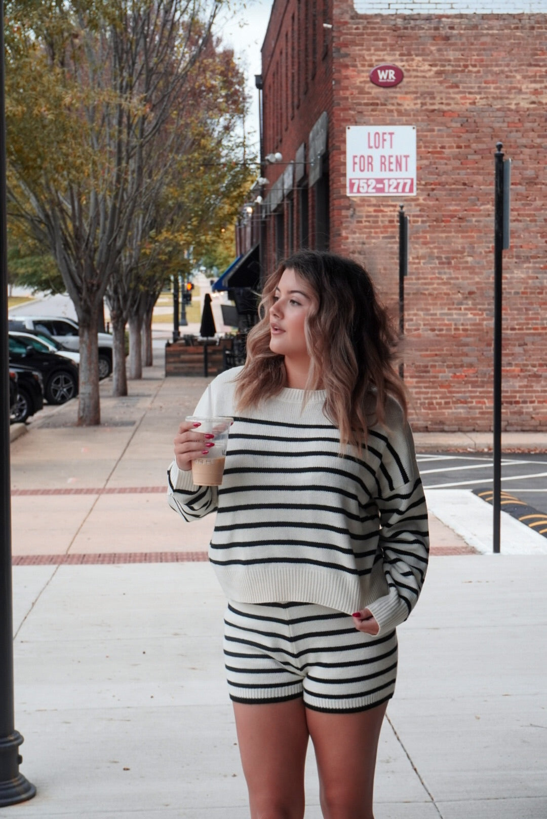 Brooke Set Top- Cream and Black - Fikka Boutique 